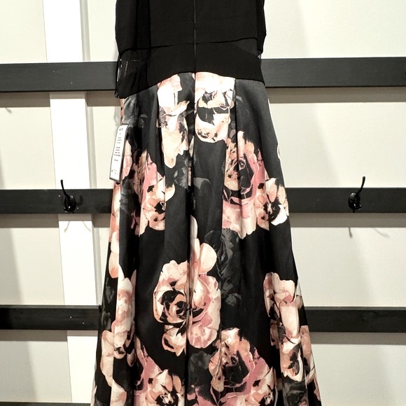 X by Xscape High Low Floral Halter Dress SZ 14 new with tags! - Picture 10 of 12